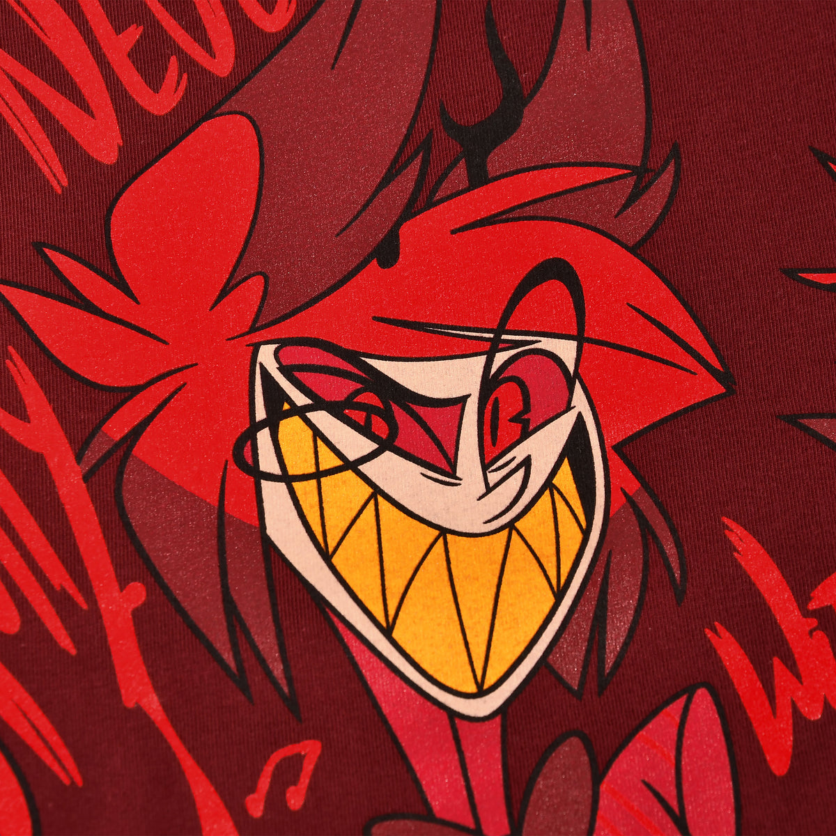Imagen del producto Camiseta Alastor para fans del Hazbin Hotel roja