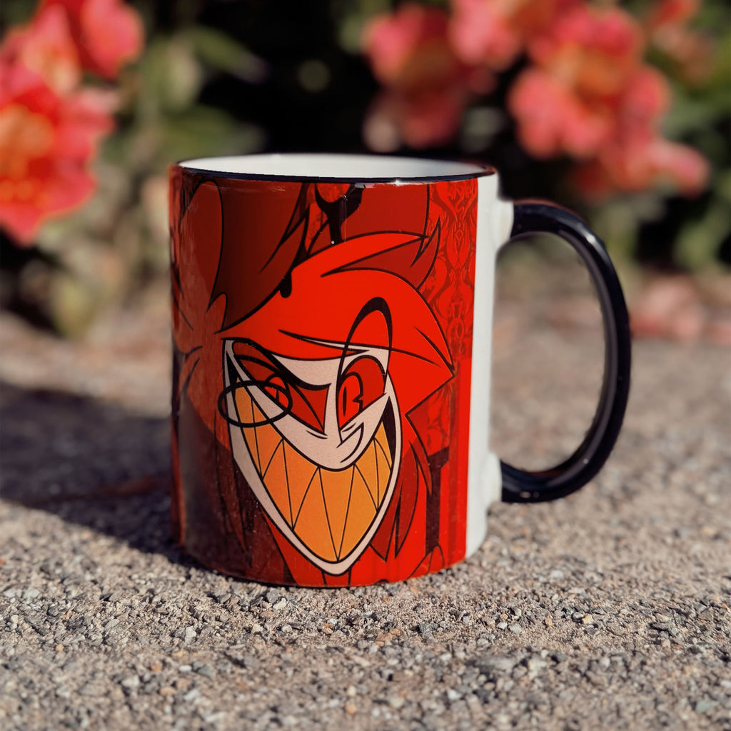 Imagen del producto Taza Alastor para fans de Hazbin Hotel