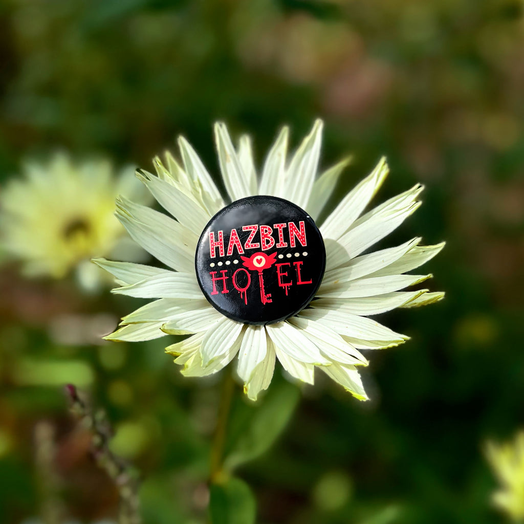 Imagen del producto Botón de logotipo para fans de Hazbin Hotel