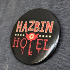 Imagen del producto Botón de logotipo para fans de Hazbin Hotel