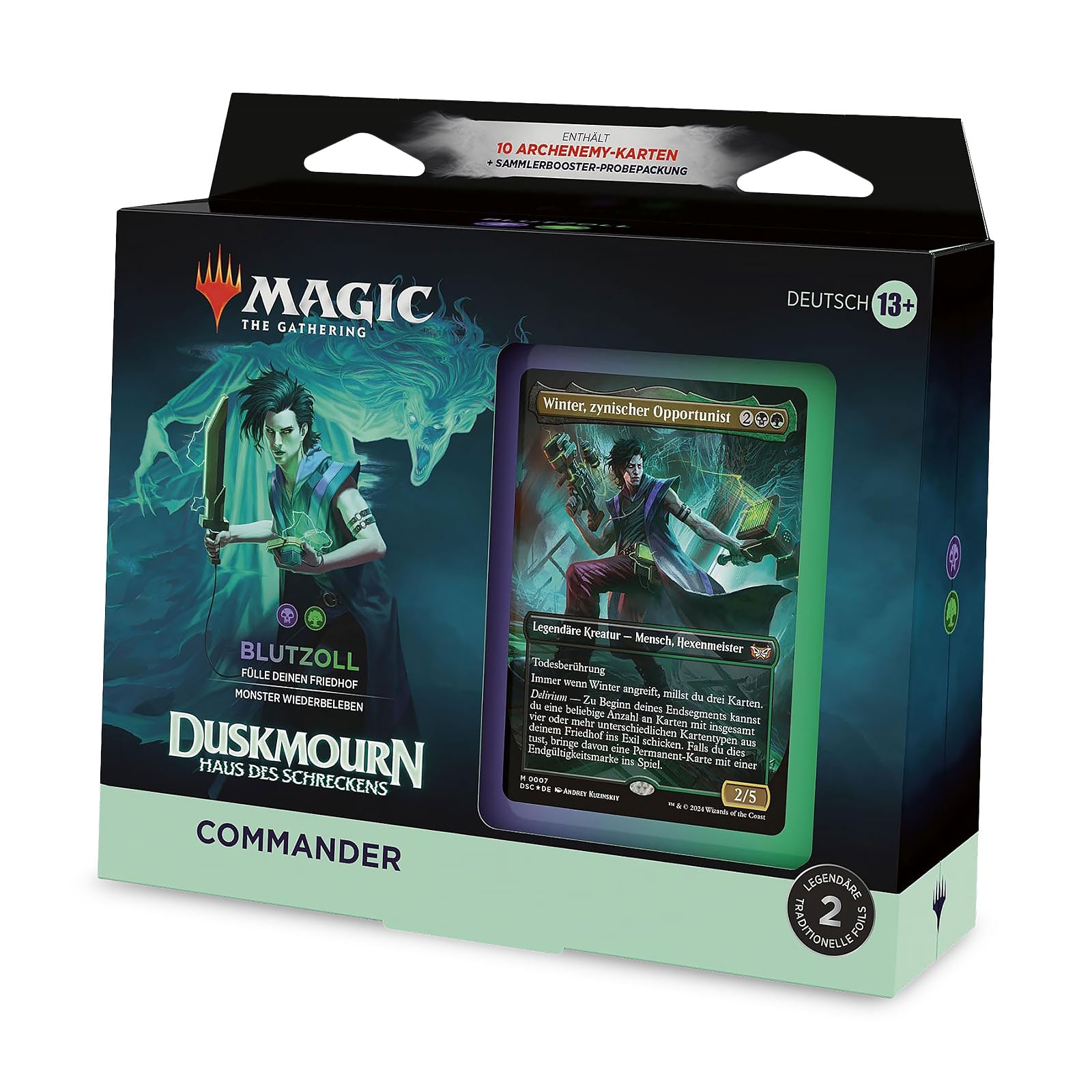 Imagen del producto Duskmourn: Casa de los Horrores Baraja de Comandante Peaje de Sangre - Magic The Gathering