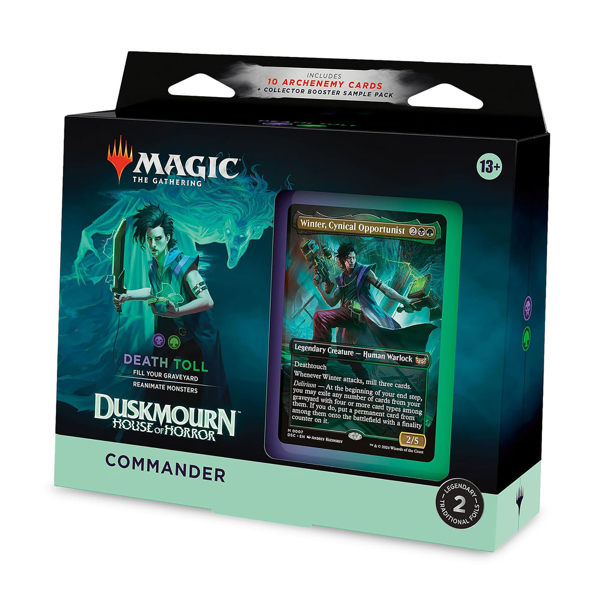 Imagen del producto Duskmourn: Casa de Horror Baraja de Comandante Death Toll - Magic The Gathering