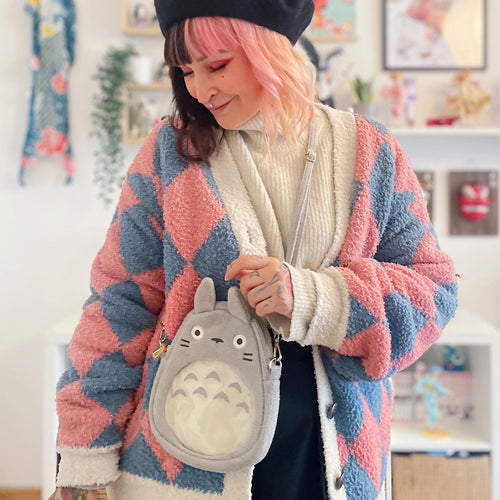 Imagen del producto Totoro - Gran bolso de hombro de peluche Totoro