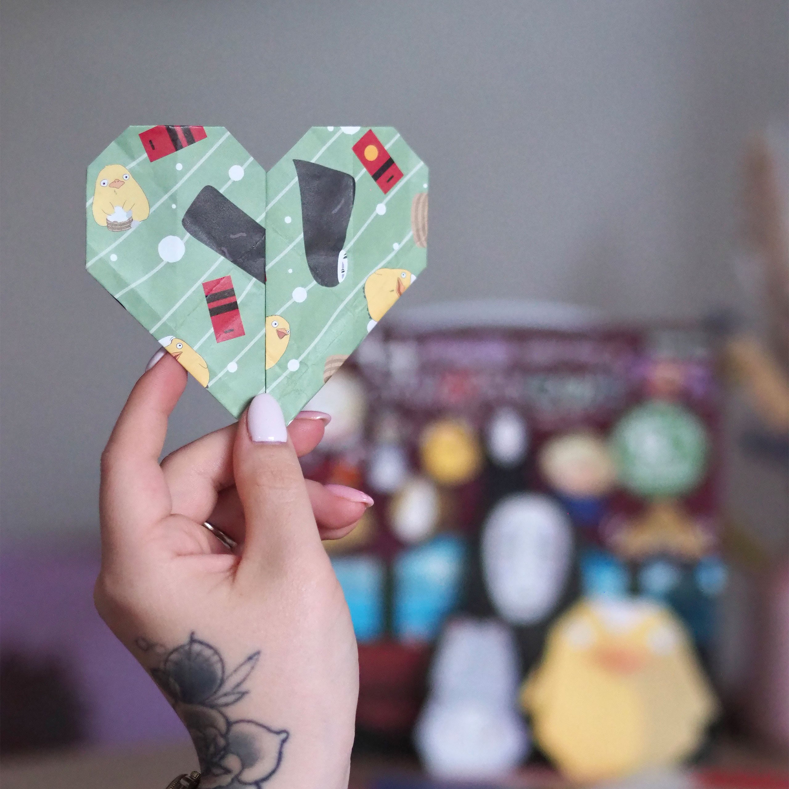 Imagen del producto El Viaje de Chihiro - Set de Origami Sin Cara y Chihiro