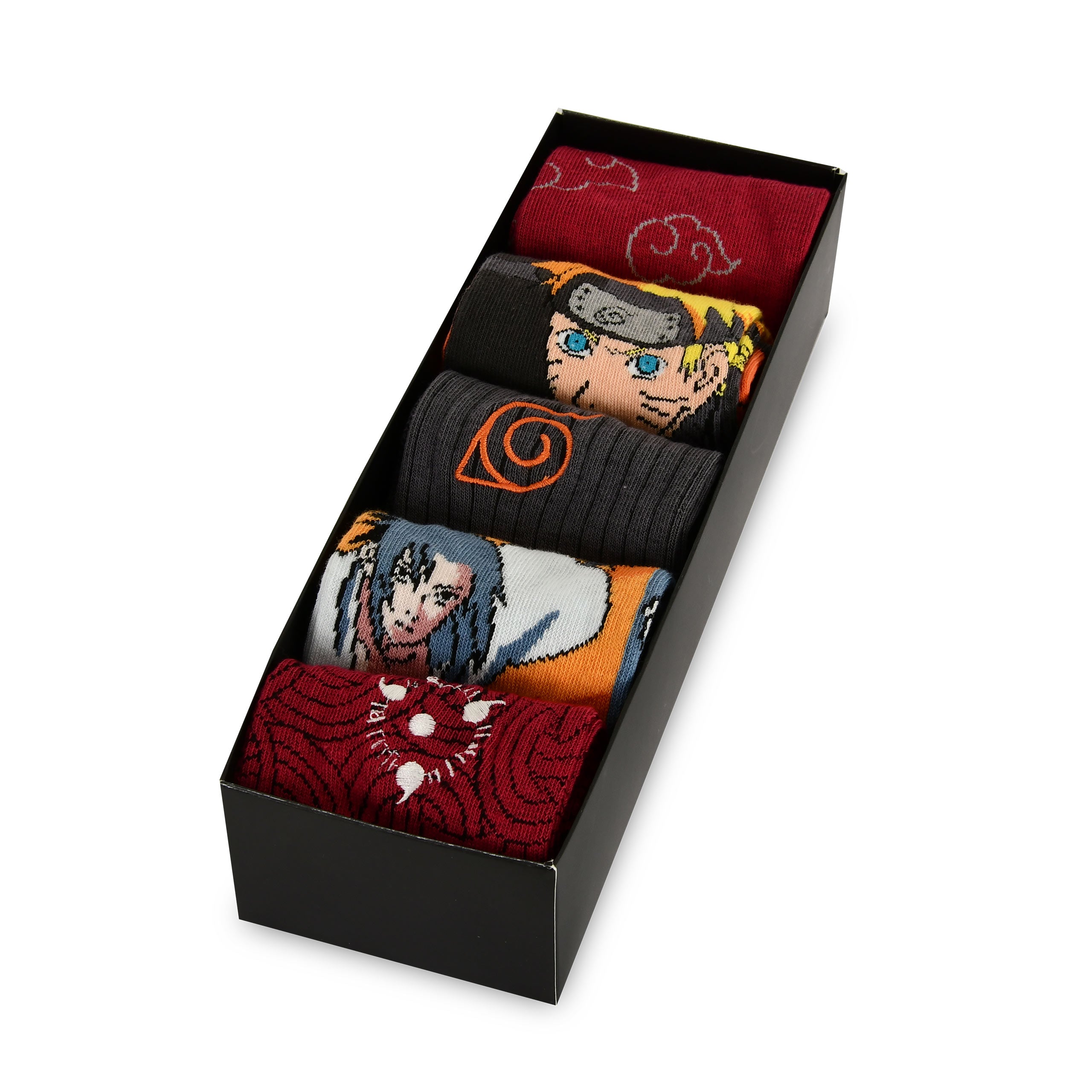Imagen del producto Naruto Shippuden - Pack de 5 pares de calcetines de Sasuke y Naruto