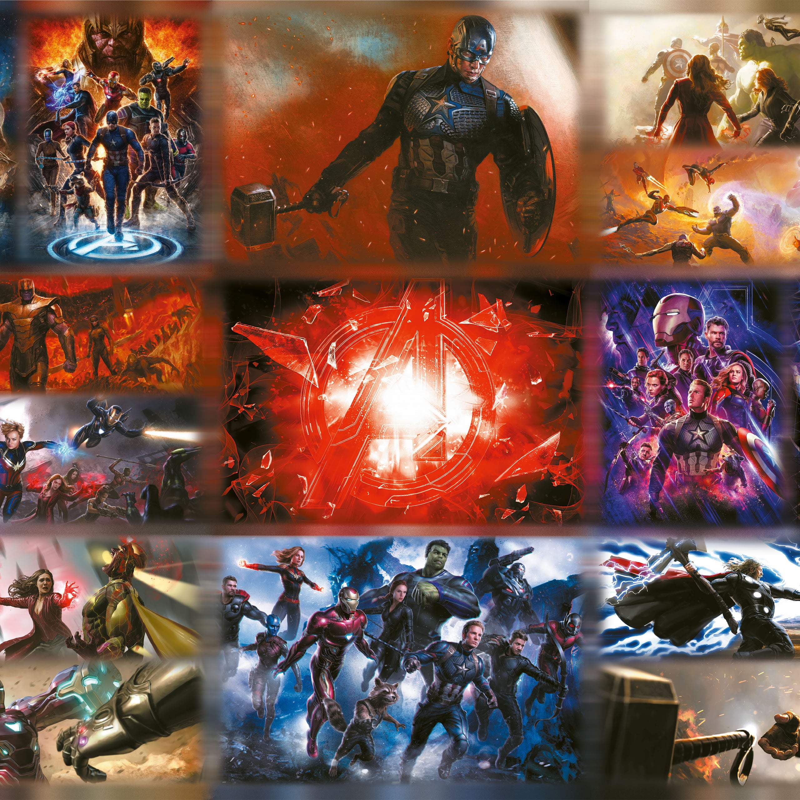Imagen del producto Marvel - Colección de puzzles con póster