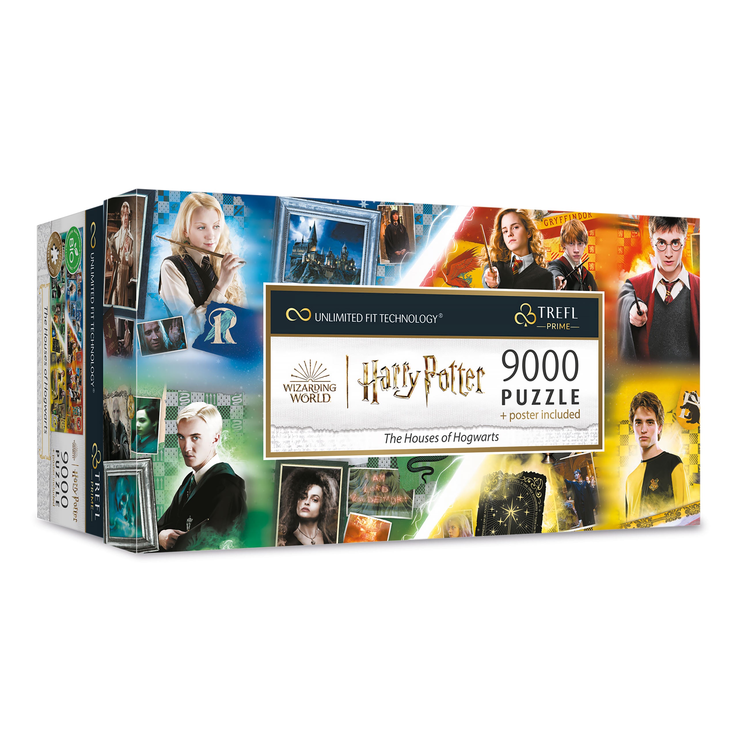 Imagen del producto Harry Potter - Colección de Puzzles de las Casas de Hogwarts con Póster