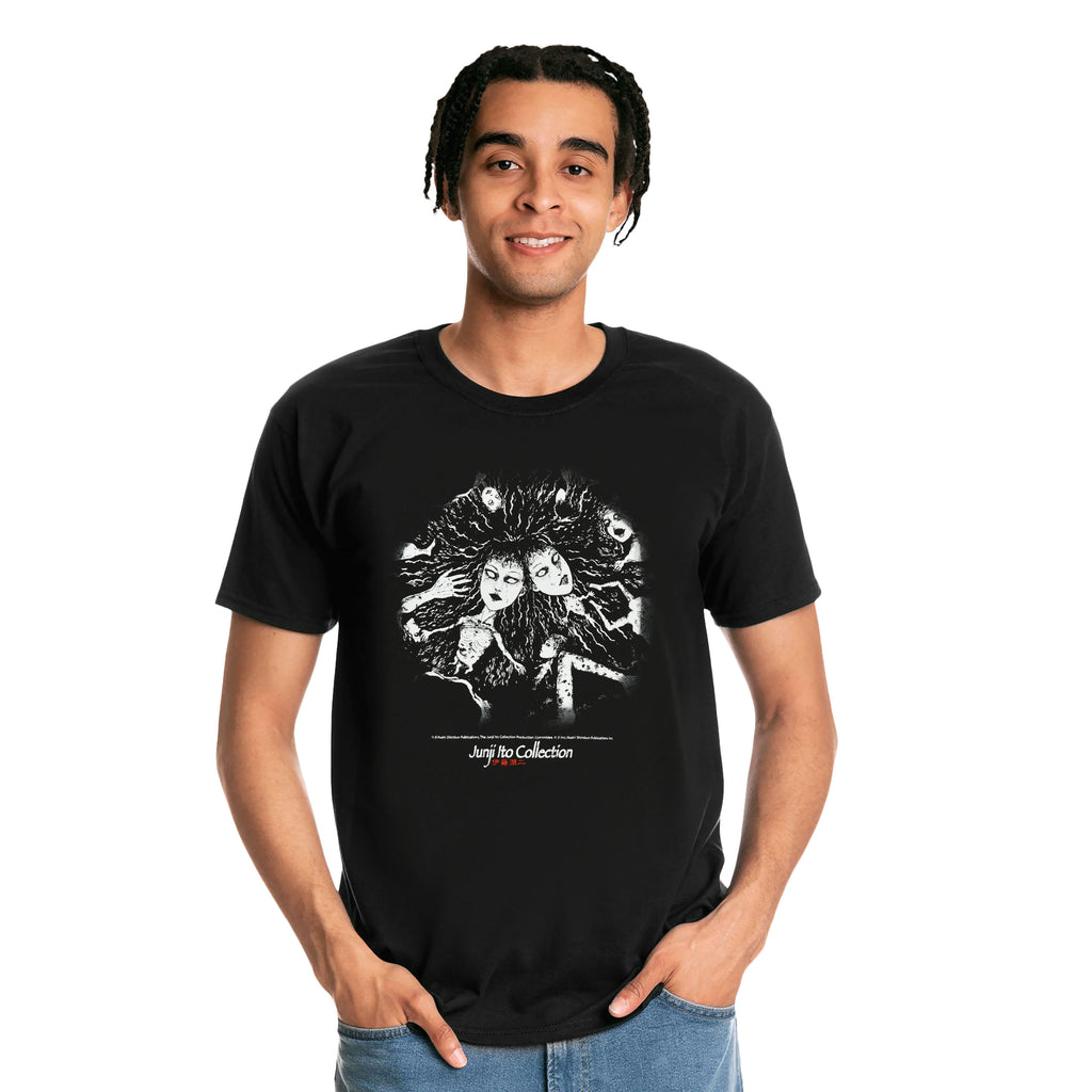 Imagen del producto Junji Ito - Camiseta negra Crawling