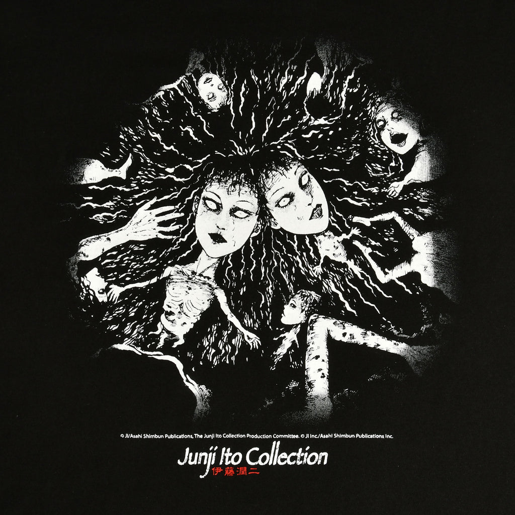 Imagen del producto Junji Ito - Camiseta negra Crawling