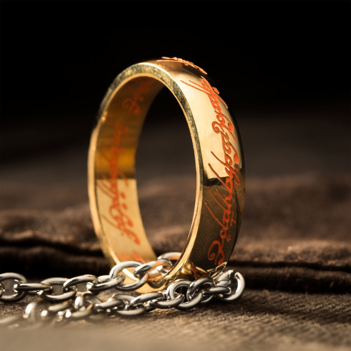 Imagen del producto El Señor de los Anillos - Conjunto de joyas Frodo con efecto de brillo en la oscuridad