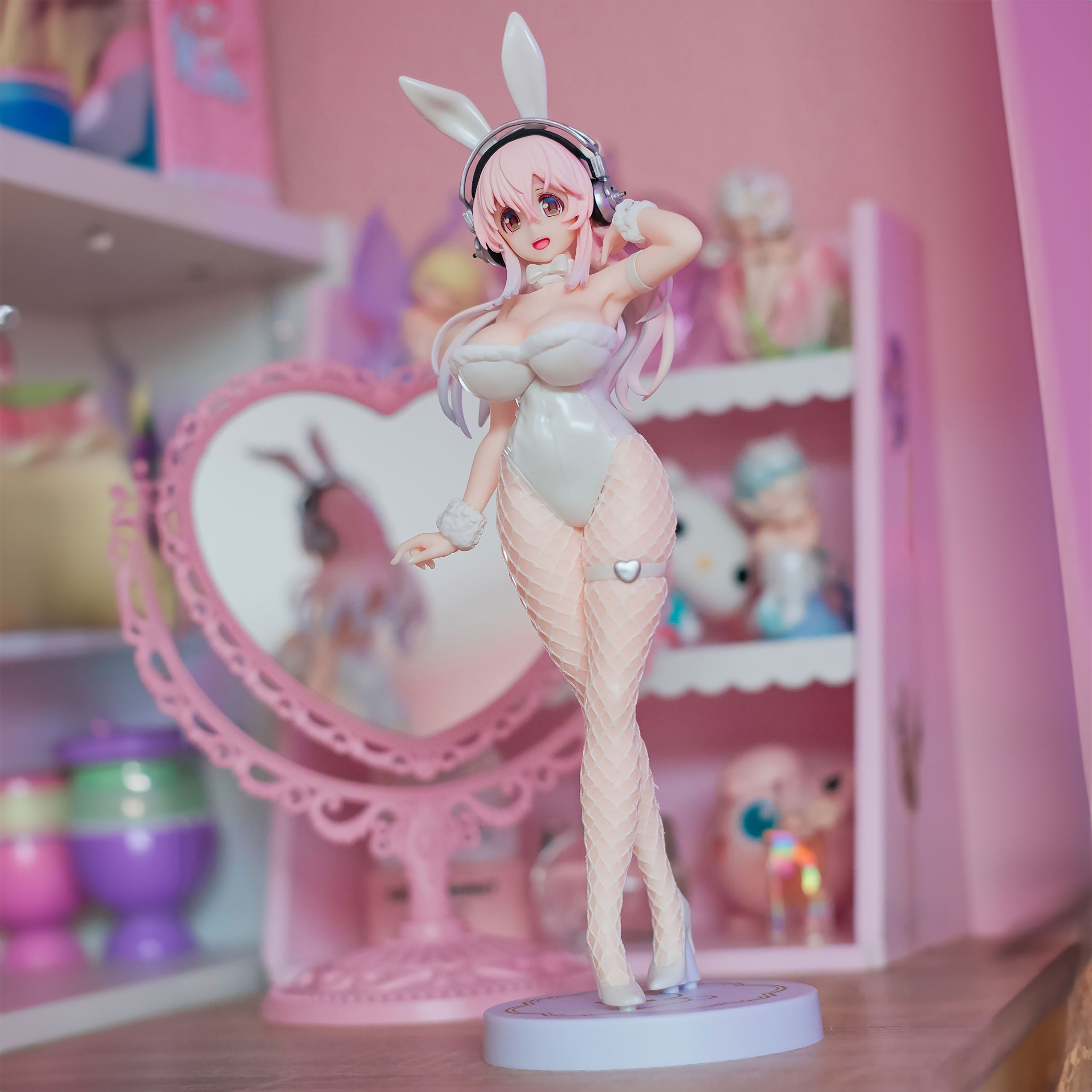 Imagen del producto Super Sonico - Figura BiCute Bunnies Versión Pearl White
