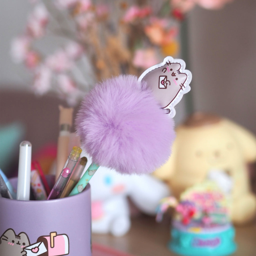 Imagen del producto Pusheen - Bolígrafo con Pom Pom