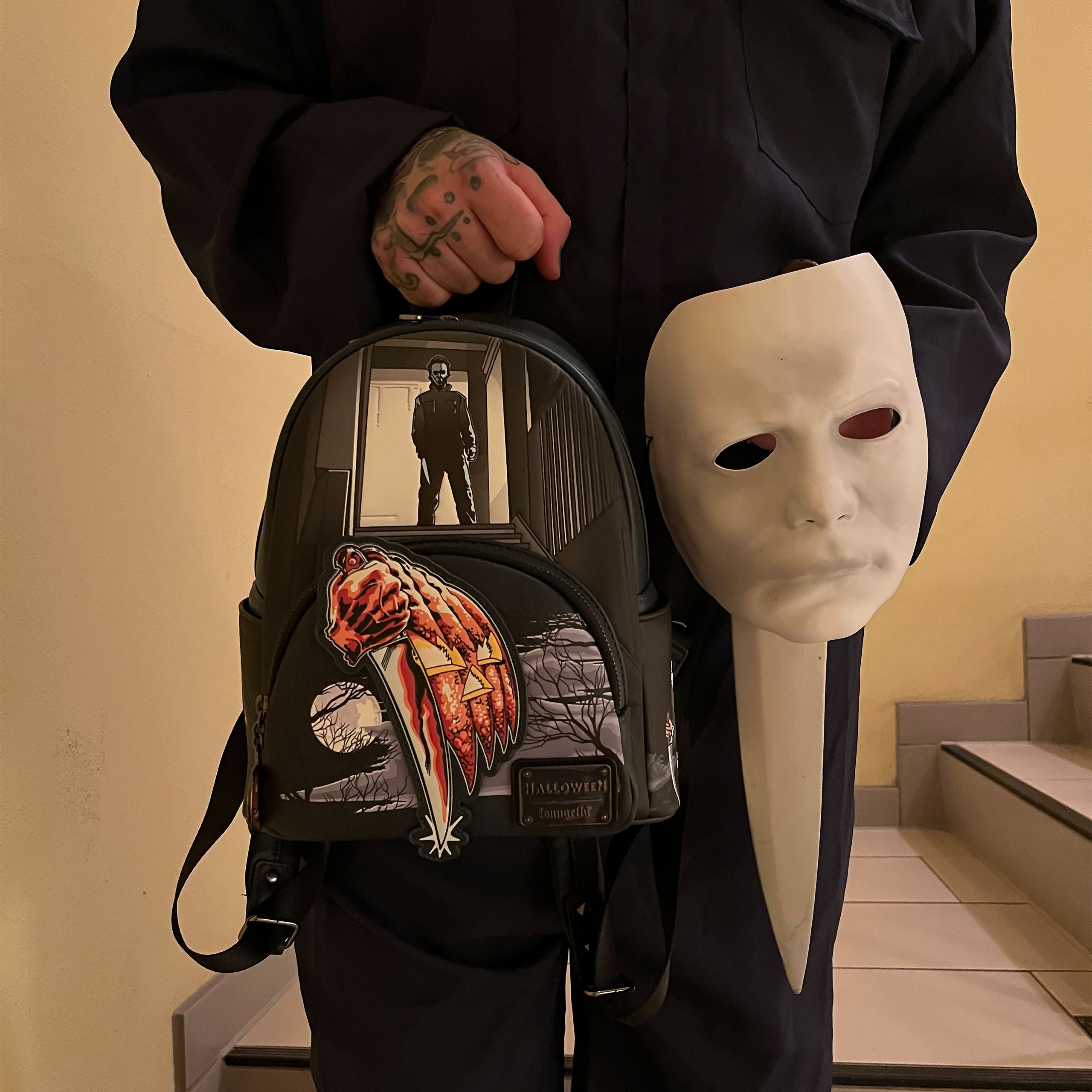 Imagen del producto Halloween - Mini Mochila Michael Myers Glow in the Dark