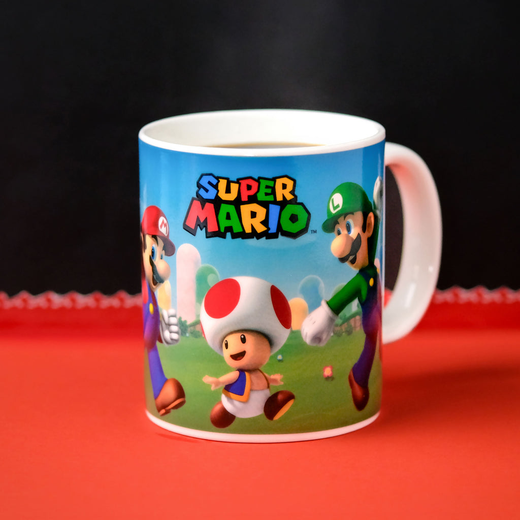 Imagen del producto Super Mario - Taza termoefecto del equipo