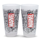 Imagen del producto Marvel - Juego de vasos de cómics de 2 piezas