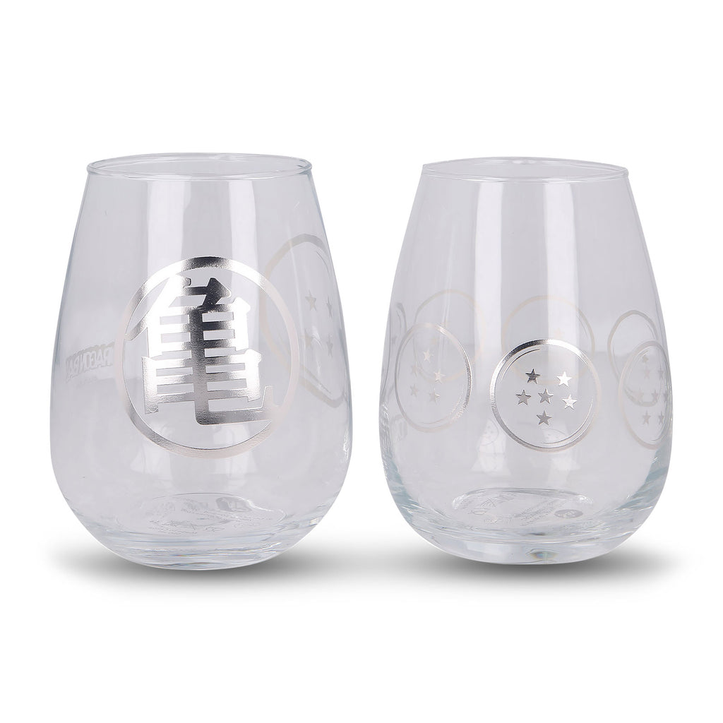 Imagen del producto Dragon Ball - Set de 2 vasos Dragon Balls y símbolo Kame