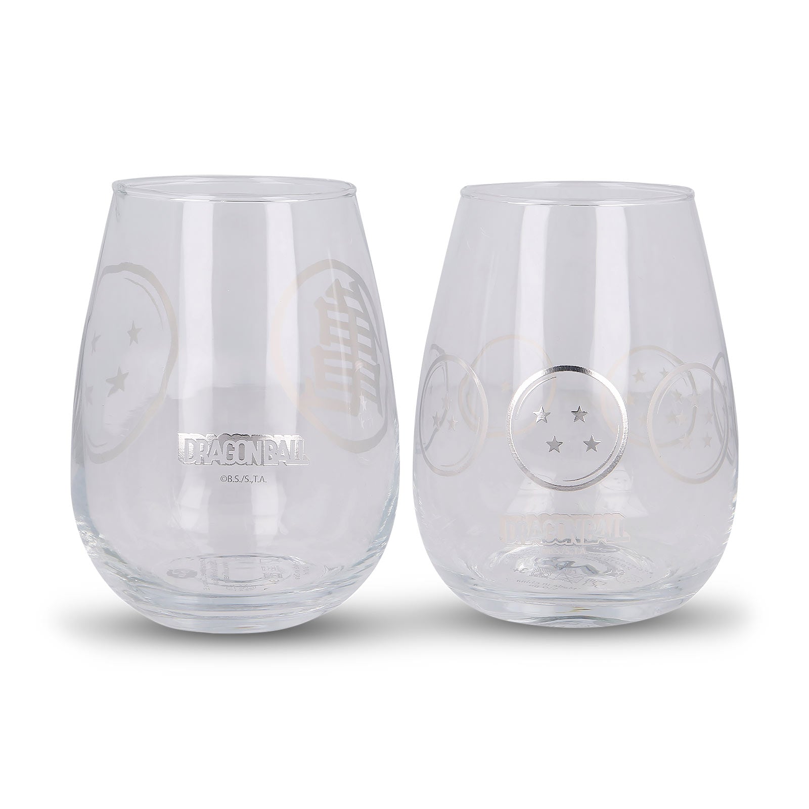 Imagen del producto Dragon Ball - Set de 2 vasos Dragon Balls y símbolo Kame