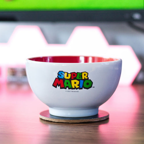 Imagen del producto Super Mario - Tazón de cereales con logo