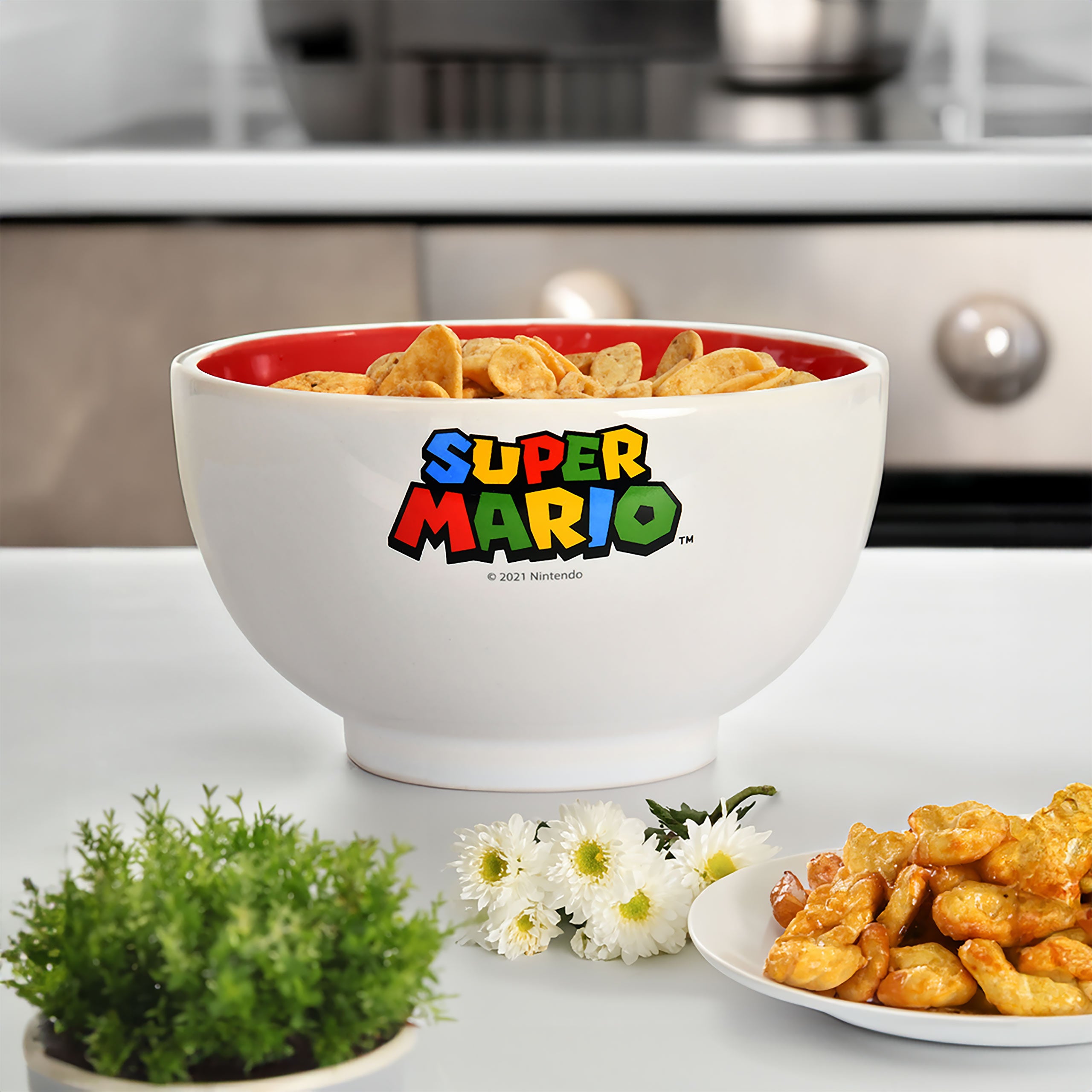 Imagen del producto Super Mario - Tazón de cereales con logo