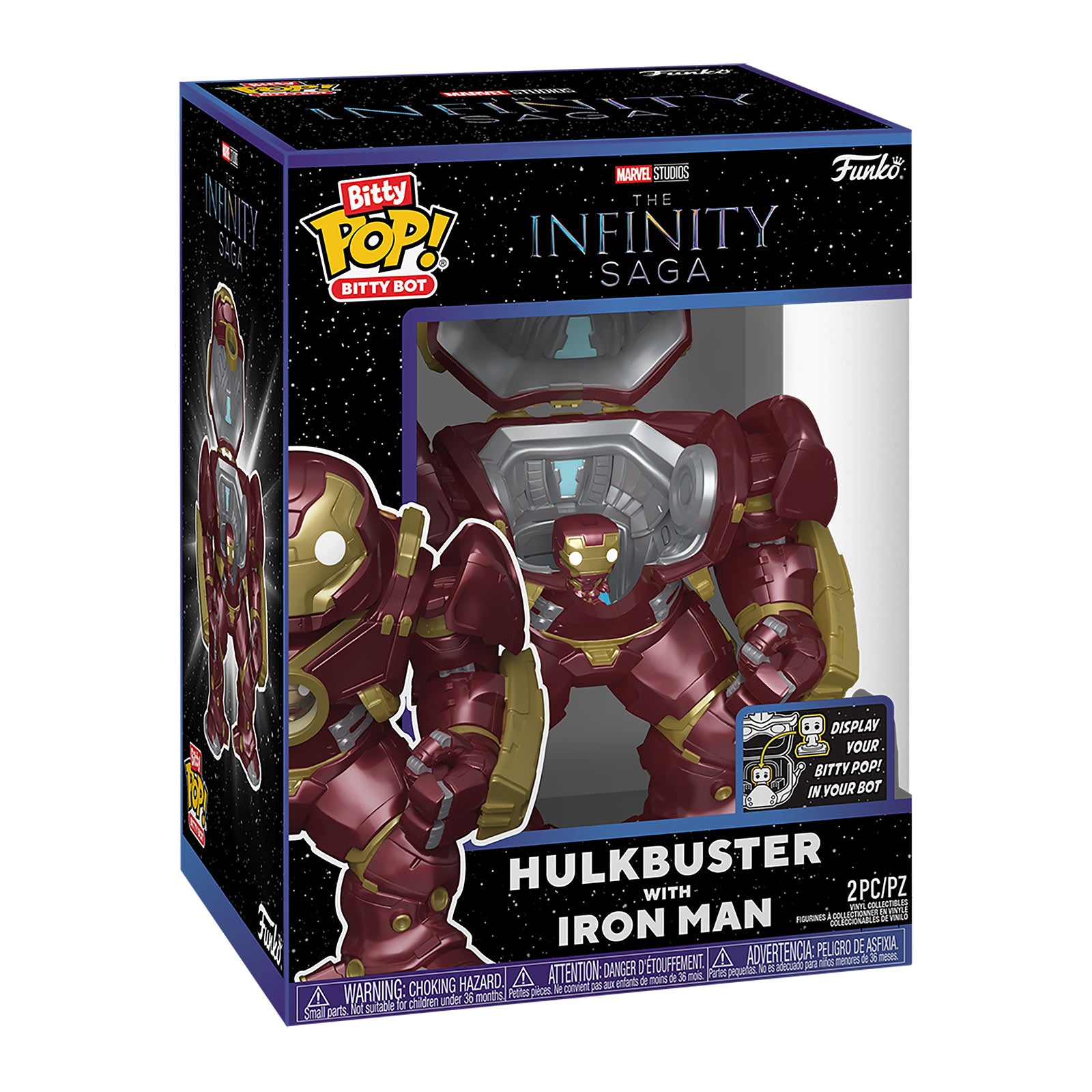 Imagen del producto Marvel - Figura Funko Bitty Bots Hulkbuster