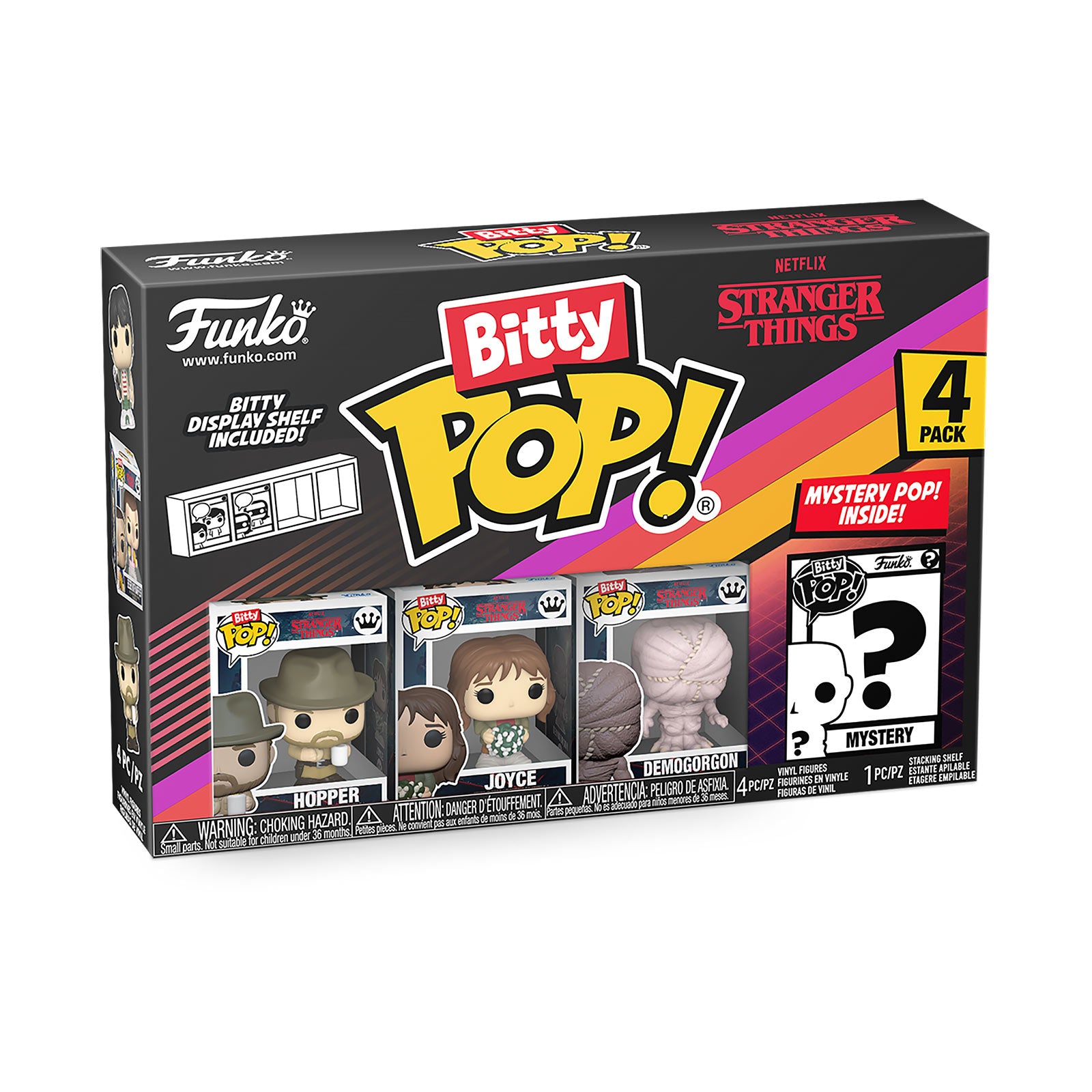 Imagen del producto Stranger Things - Set de 4 figuras Funko Bitty Pop Serie 4