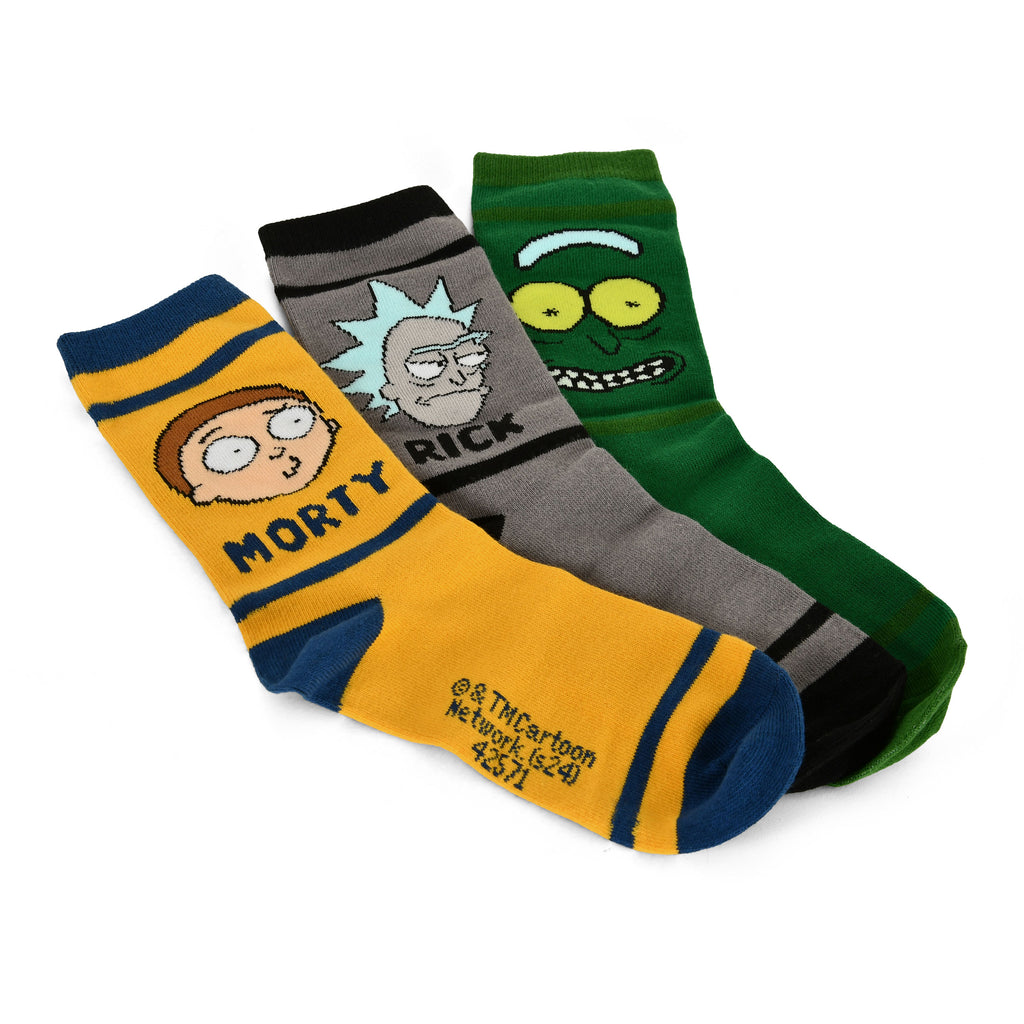 Imagen del producto Calcetines de Personajes Juego de 3 en Caja de Regalo - Rick y Morty