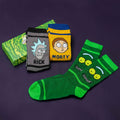 Imagen del producto Calcetines de Personajes Juego de 3 en Caja de Regalo - Rick y Morty