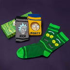 Imagen del producto Calcetines de Personajes Juego de 3 en Caja de Regalo - Rick y Morty
