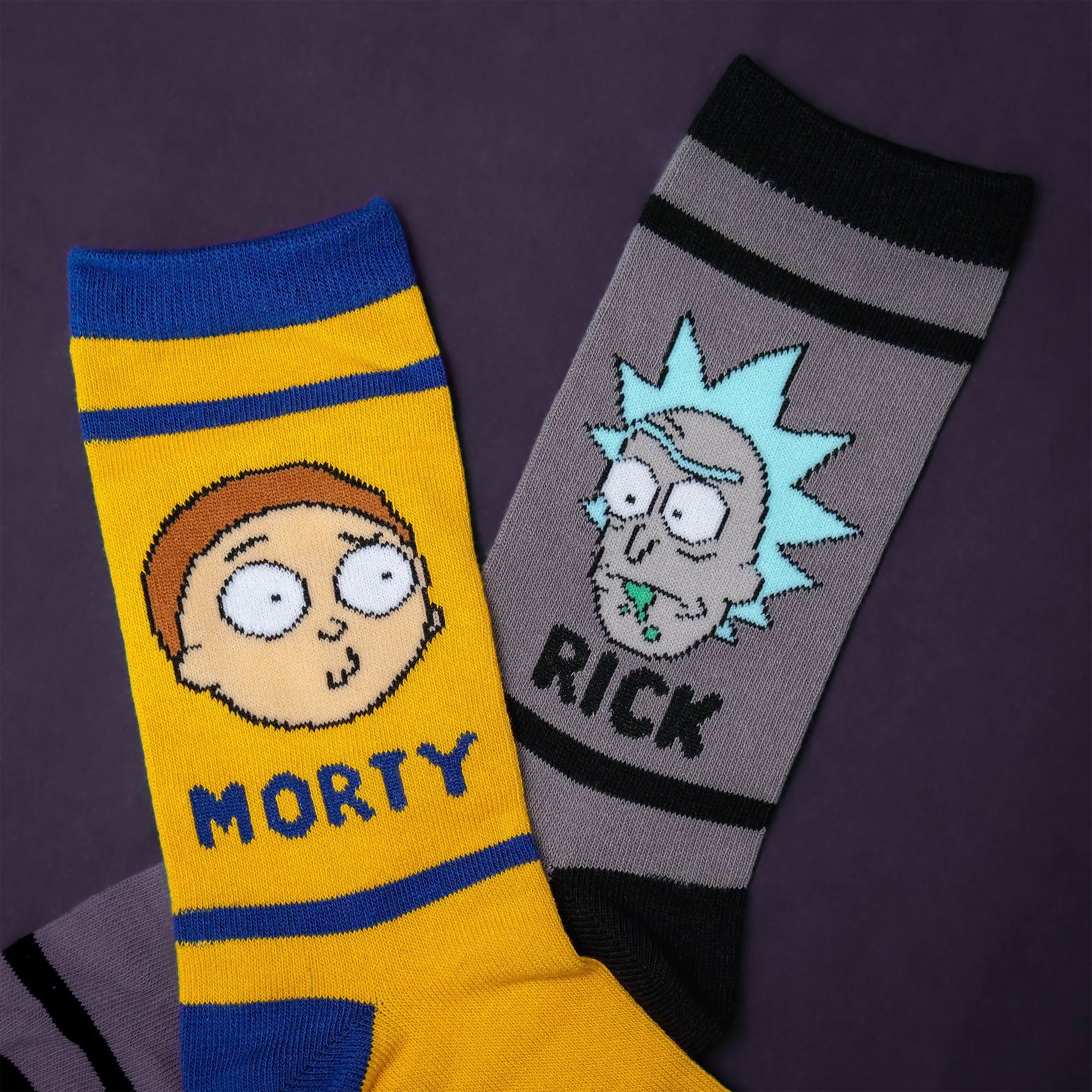 Imagen del producto Calcetines de Personajes Juego de 3 en Caja de Regalo - Rick y Morty