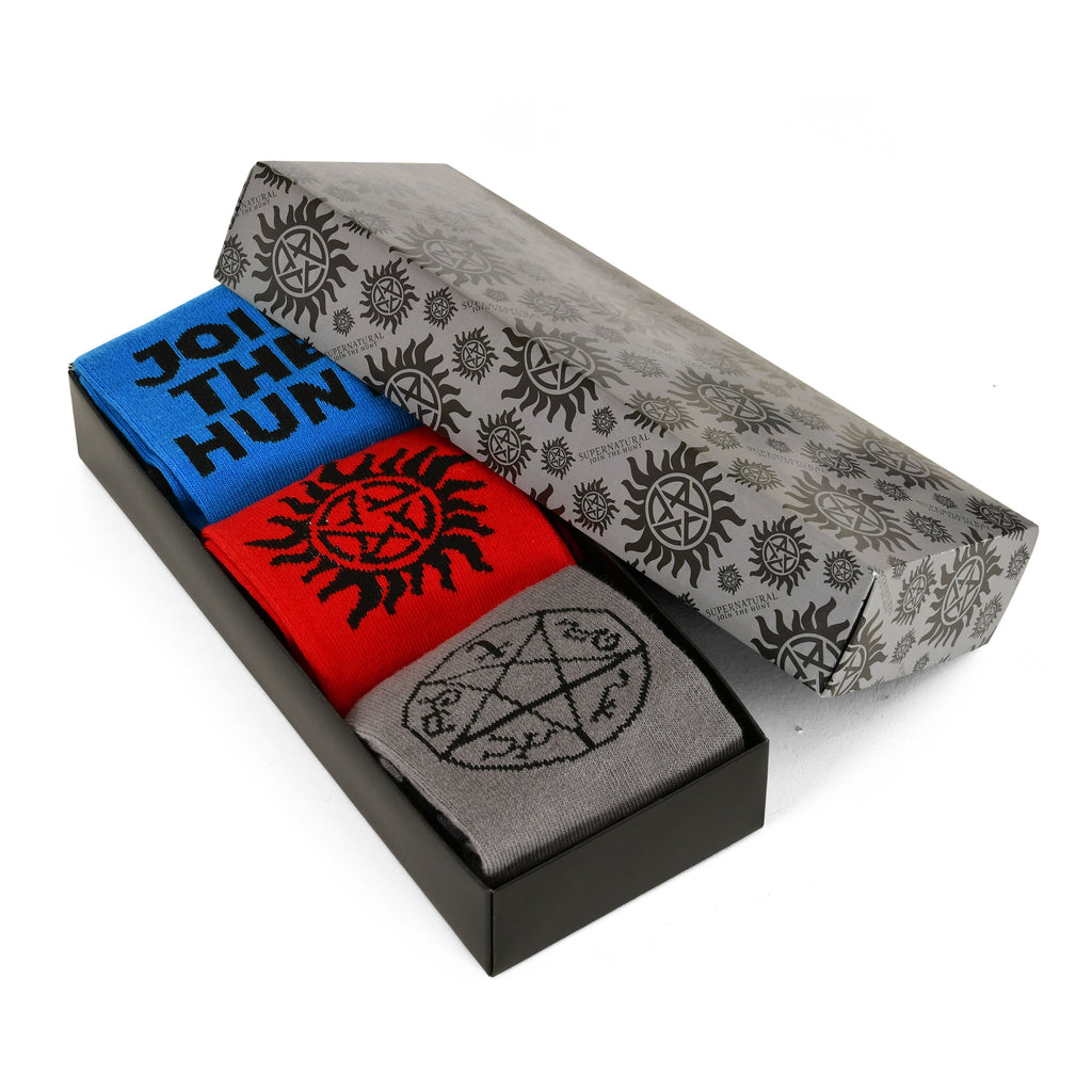 Imagen del producto Calcetines Supernatural Pack de 3 en Caja de Regalo