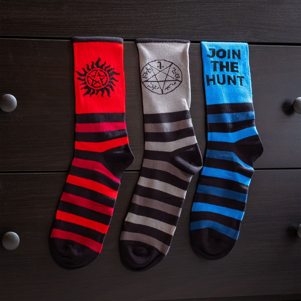 Imagen del producto Calcetines Supernatural Pack de 3 en Caja de Regalo