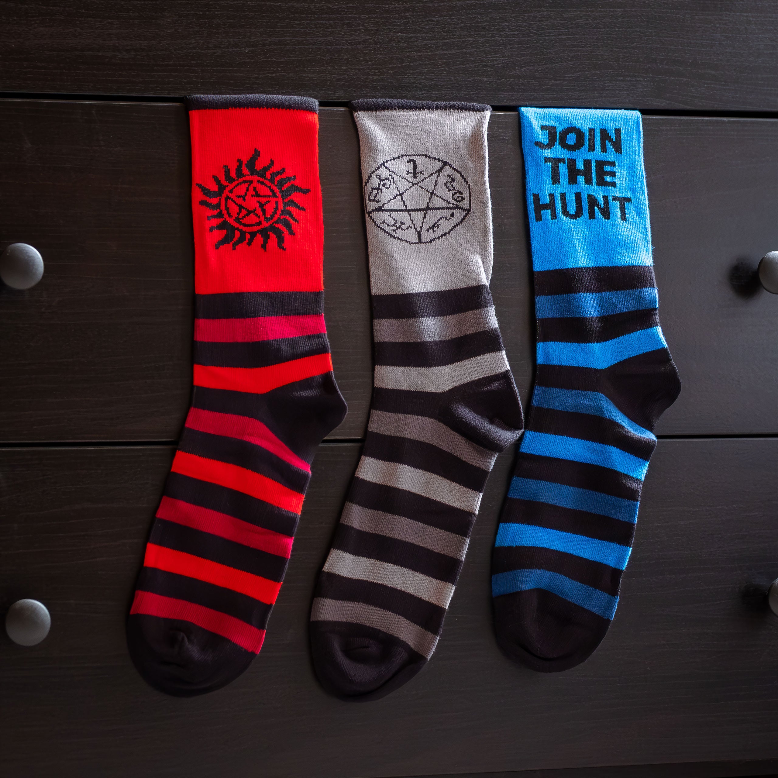 Imagen del producto Calcetines Supernatural Pack de 3 en Caja de Regalo