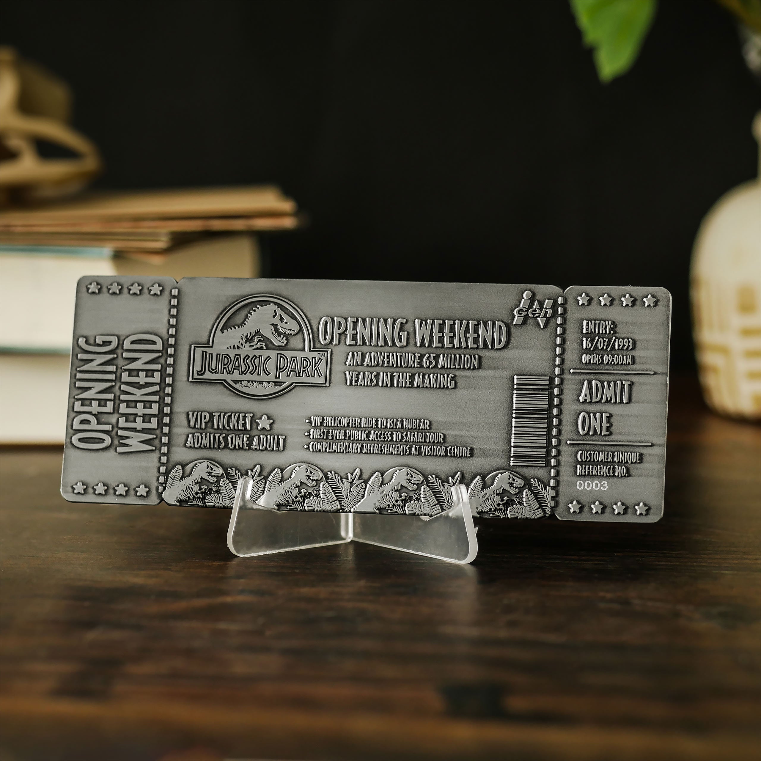 Product image Jurassic Park - Opening Weekend Ticket Replica Limited