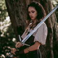 Product image Geralt of Rivia Silver Sword Replica with Scabbard for Witcher Fans