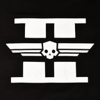 Imagen del producto Helldivers 2 - Camiseta con logo blanco en negro