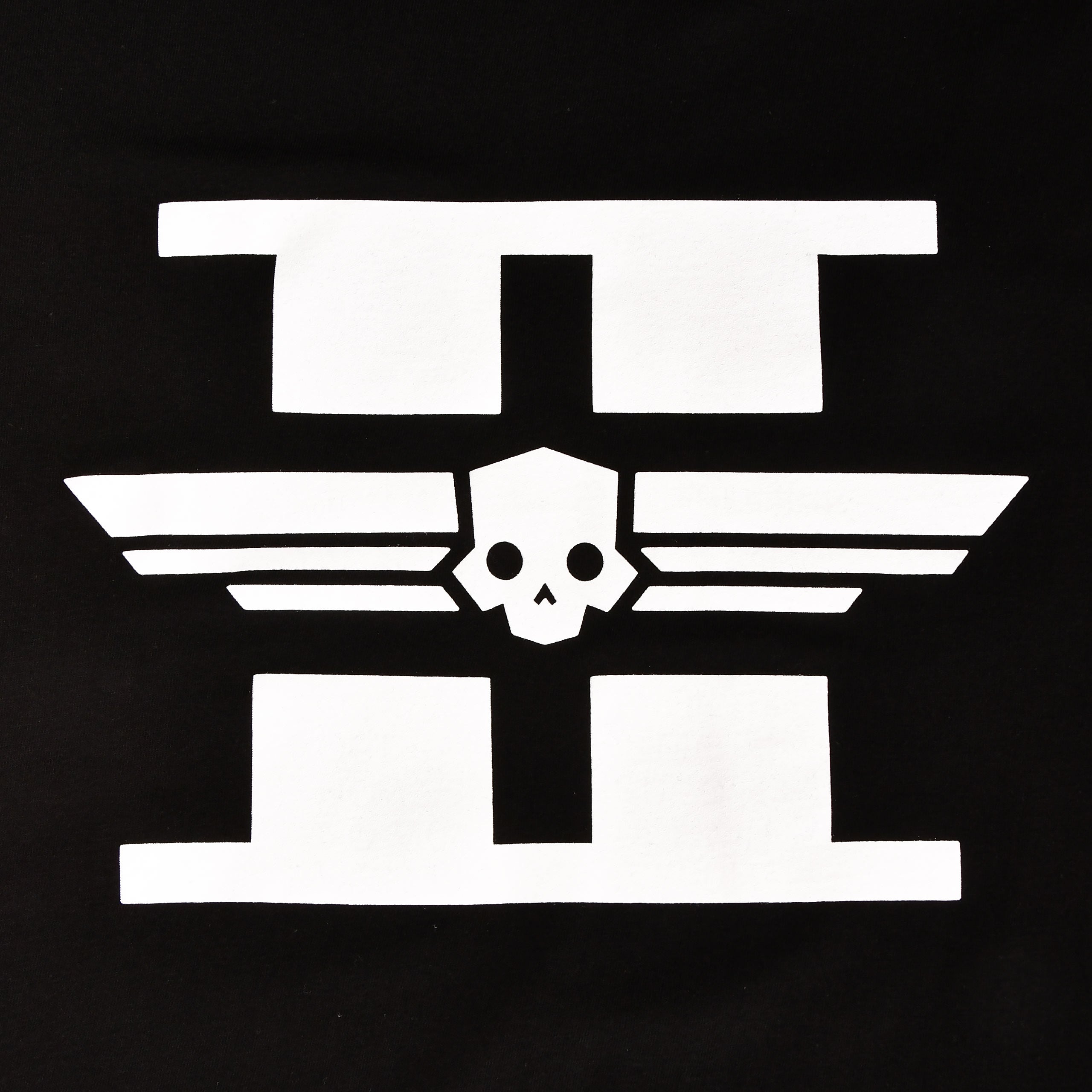 Imagen del producto Helldivers 2 - Camiseta con logo blanco en negro