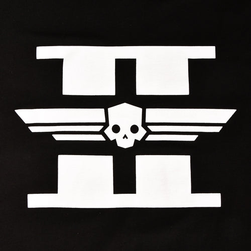 Imagen del producto Helldivers 2 - Camiseta con logo blanco en negro