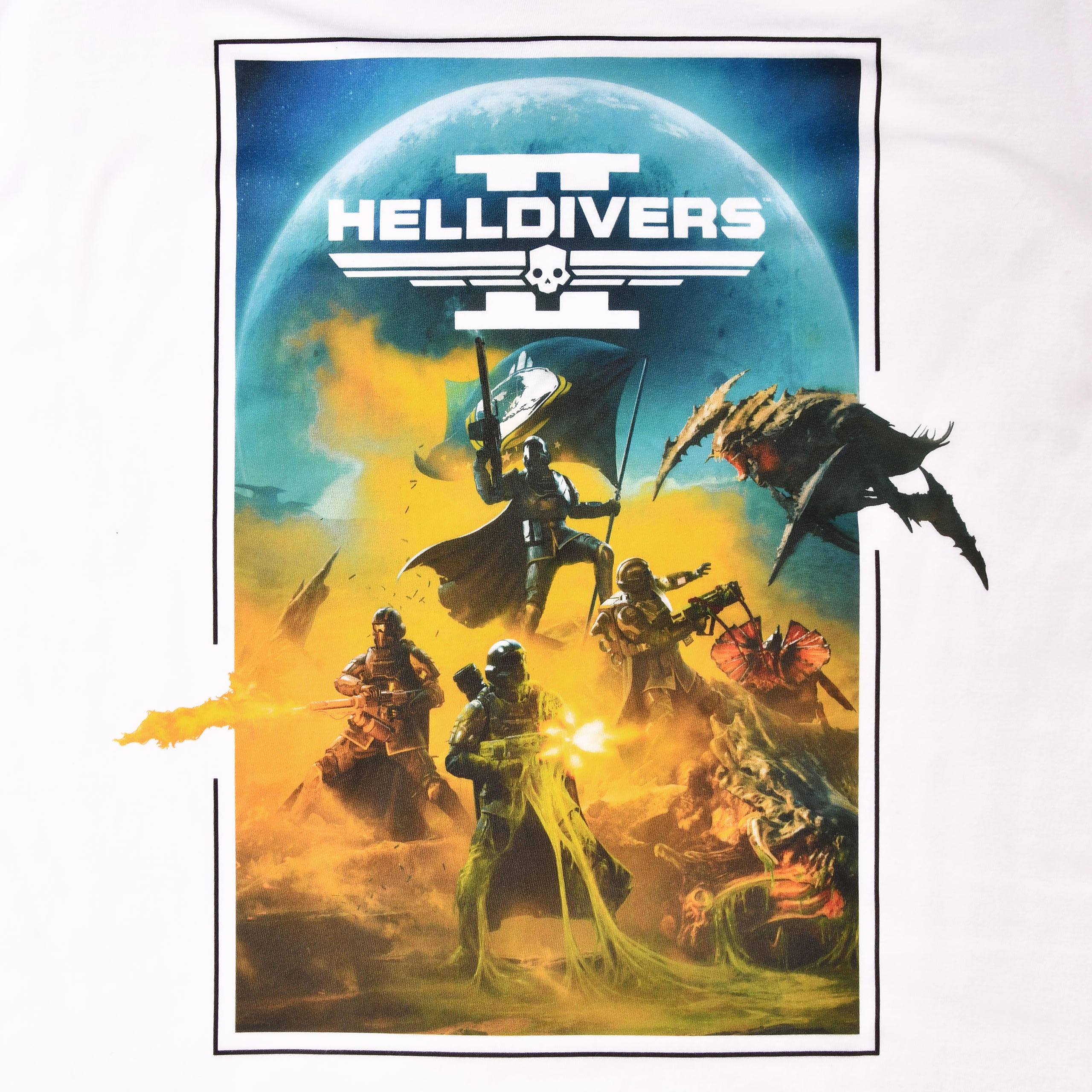 Imagen del producto Helldivers 2 - Camiseta Key Art blanca