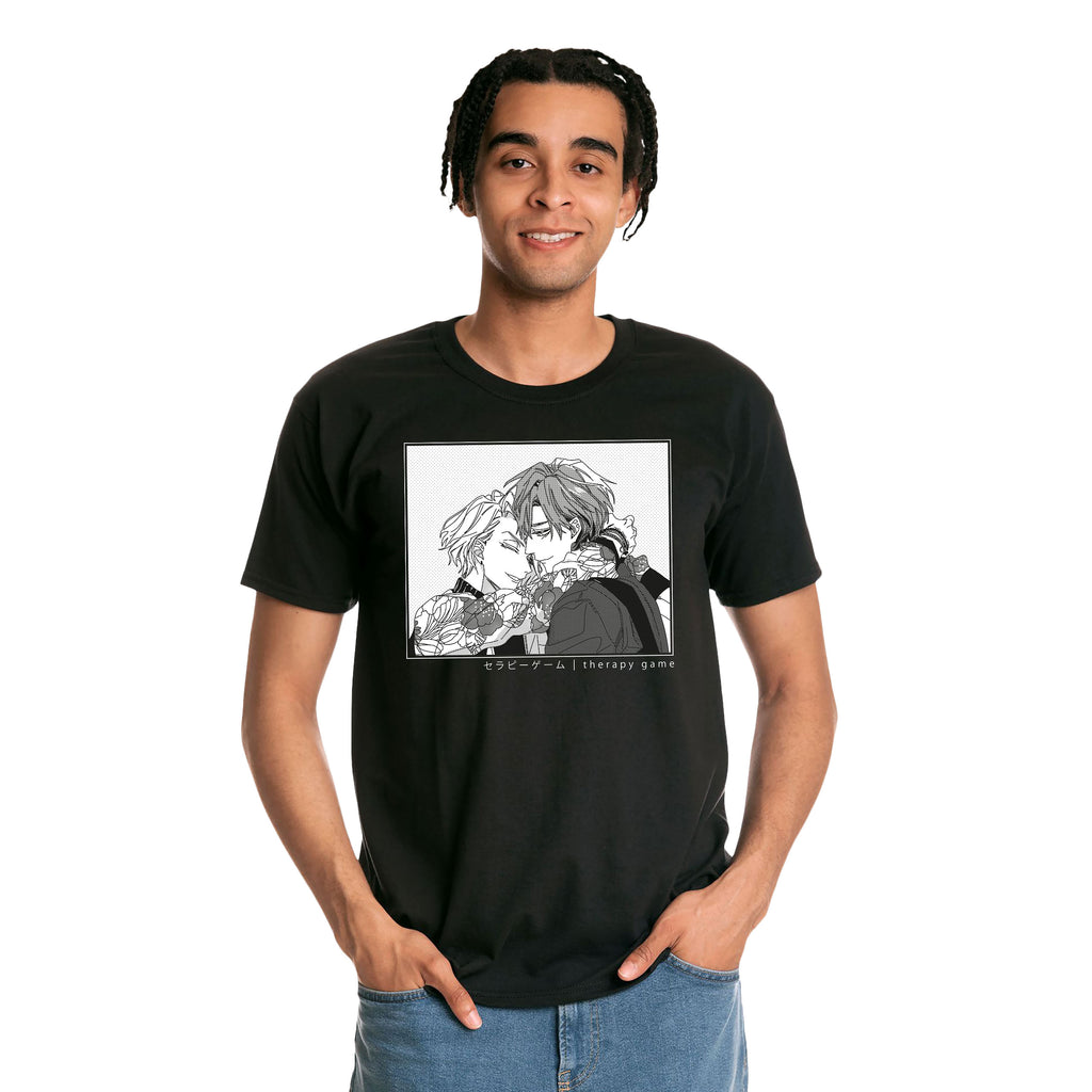 Imagen del producto Camiseta de Shizuma y Minato para fans de Therapy Game