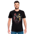 Imagen del producto Camiseta negra Deadpool y Wolverine Double Trouble