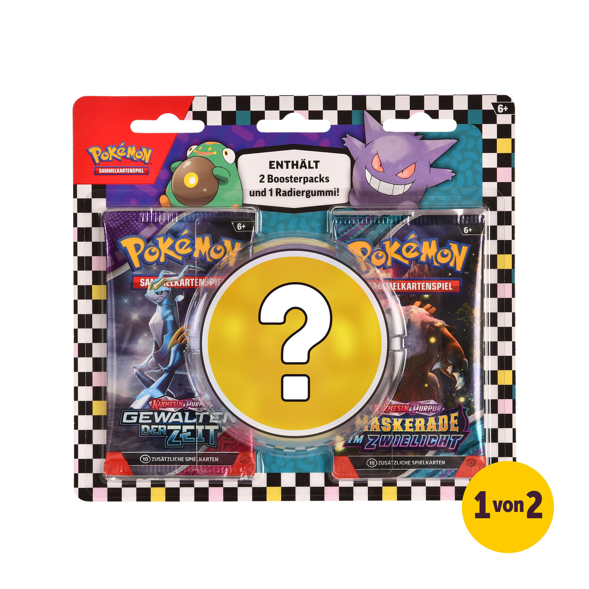 Imagen del producto Pokemon - Mystery Back to School Eraser Blister 2024