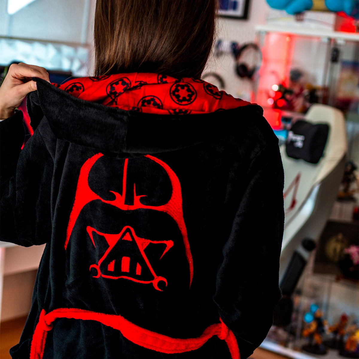 Imagen del producto Star Wars - Albornoz de Darth Vader negro-rojo