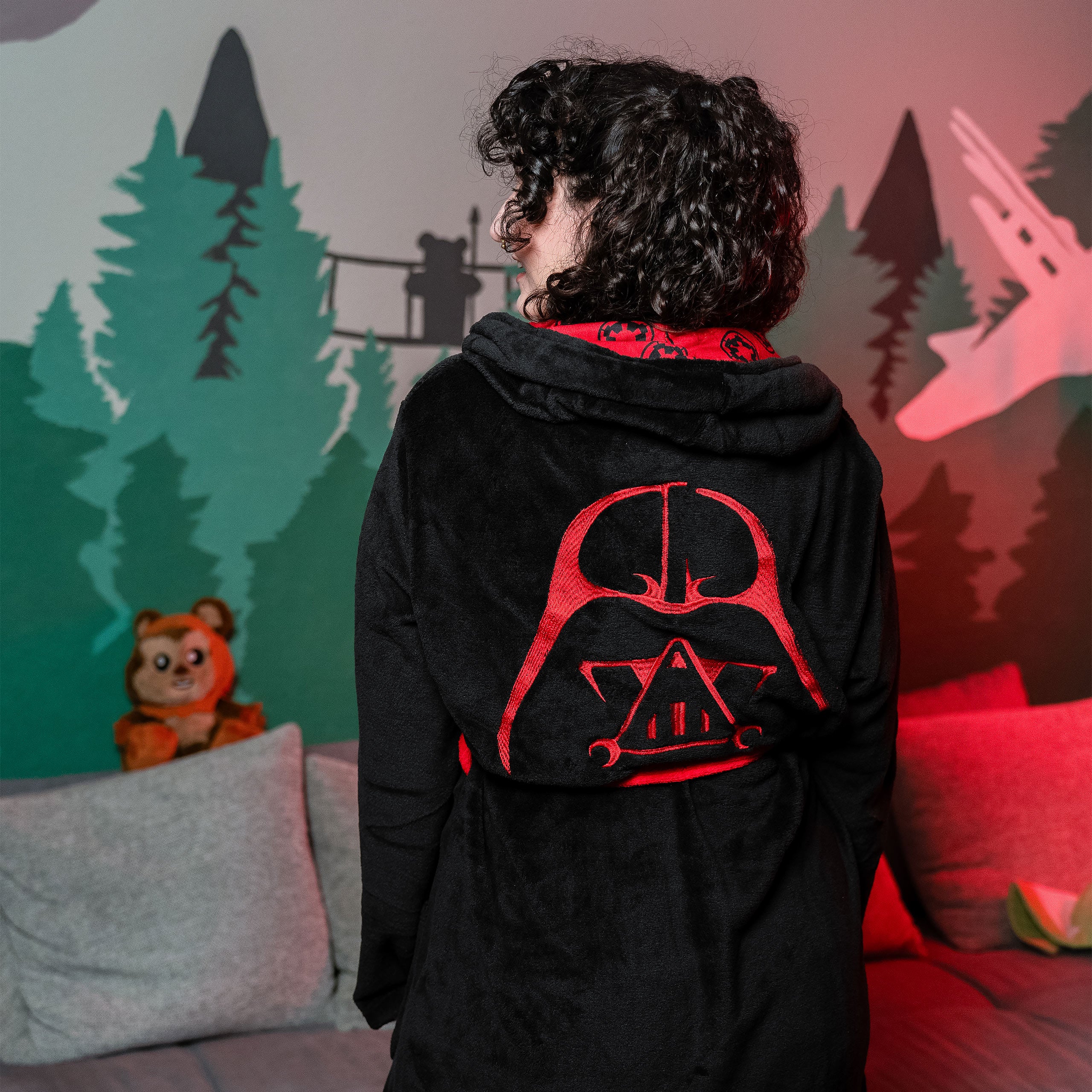 Imagen del producto Star Wars - Albornoz de Darth Vader negro-rojo