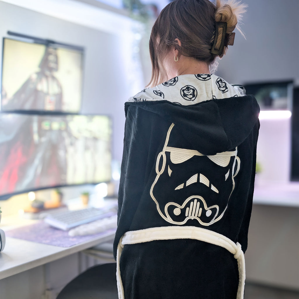 Imagen del producto Star Wars - Albornoz Stormtrooper negro y blanco