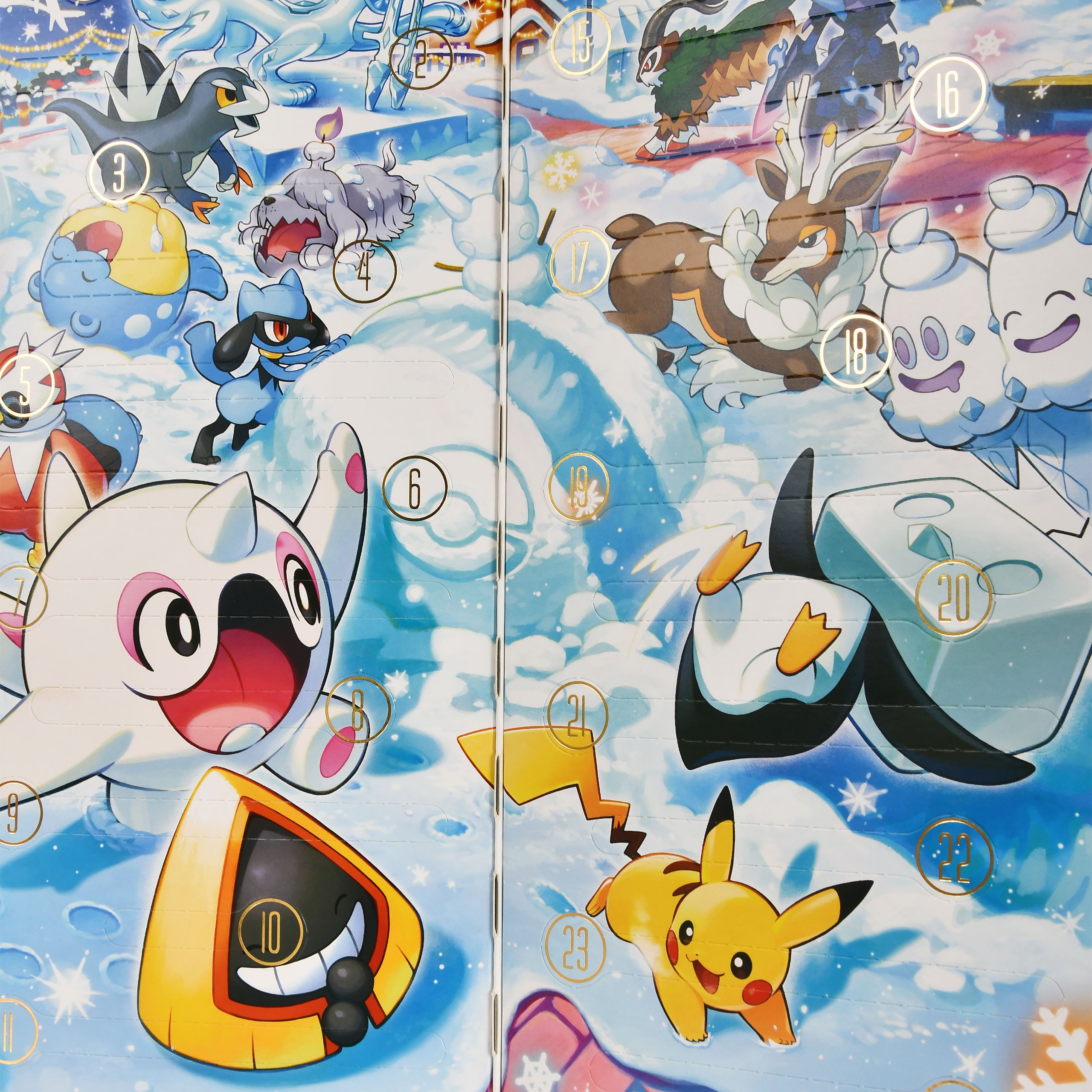 Imagen del producto Tarjetas Pokemon - Calendario de Adviento 2024