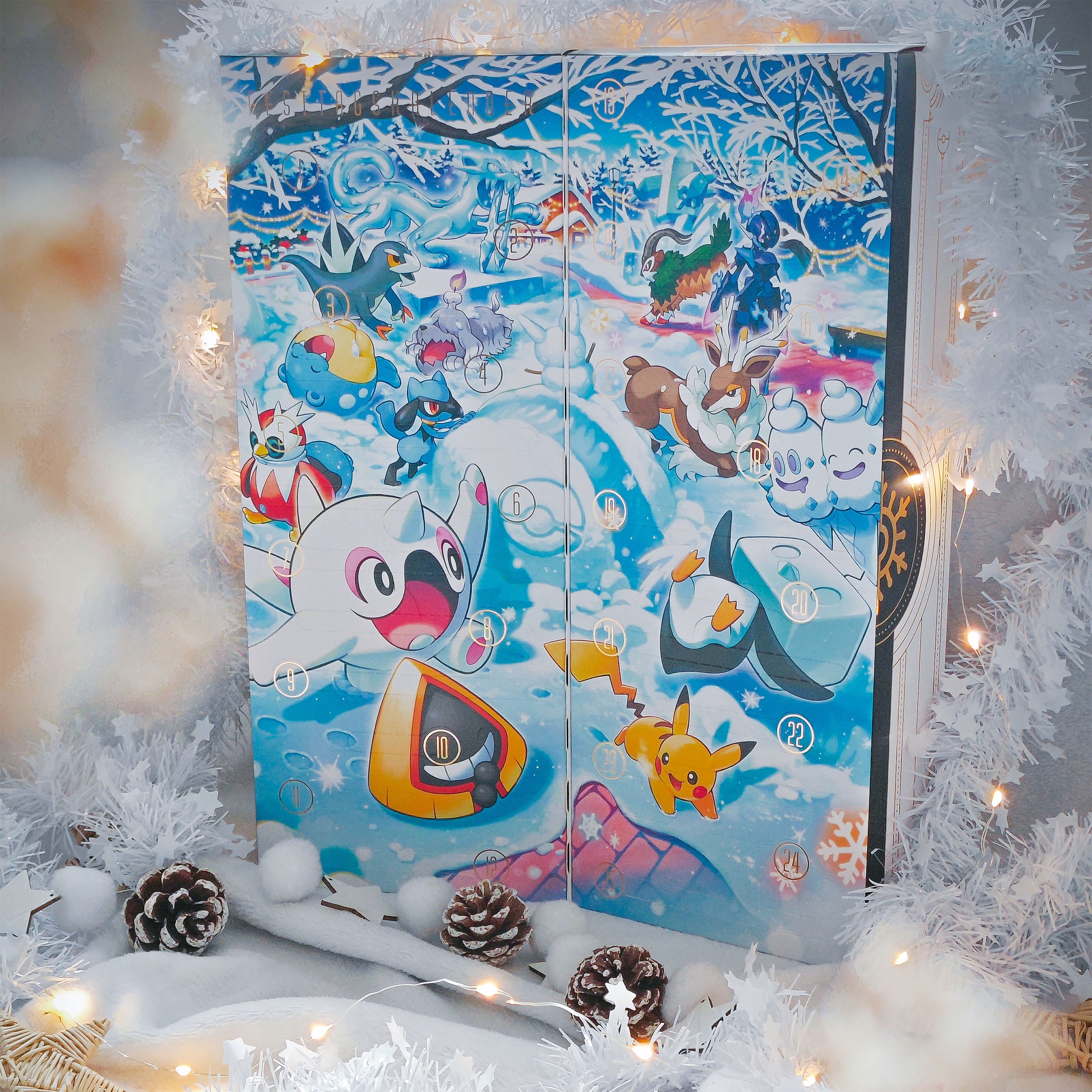 Imagen del producto Tarjetas Pokemon - Calendario de Adviento 2024
