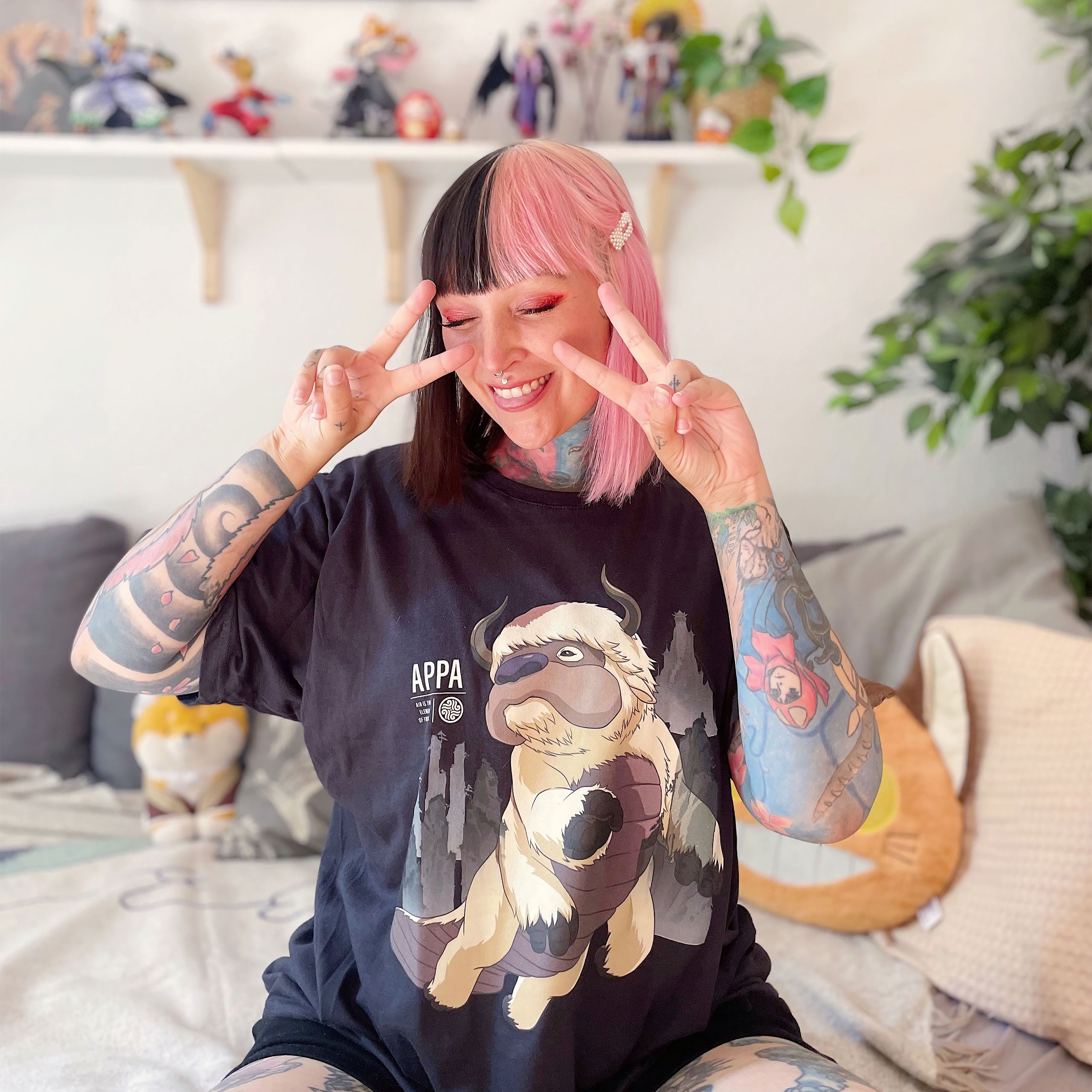 Product image Avatar The Last Airbender - Flying Appa T-Shirt Black