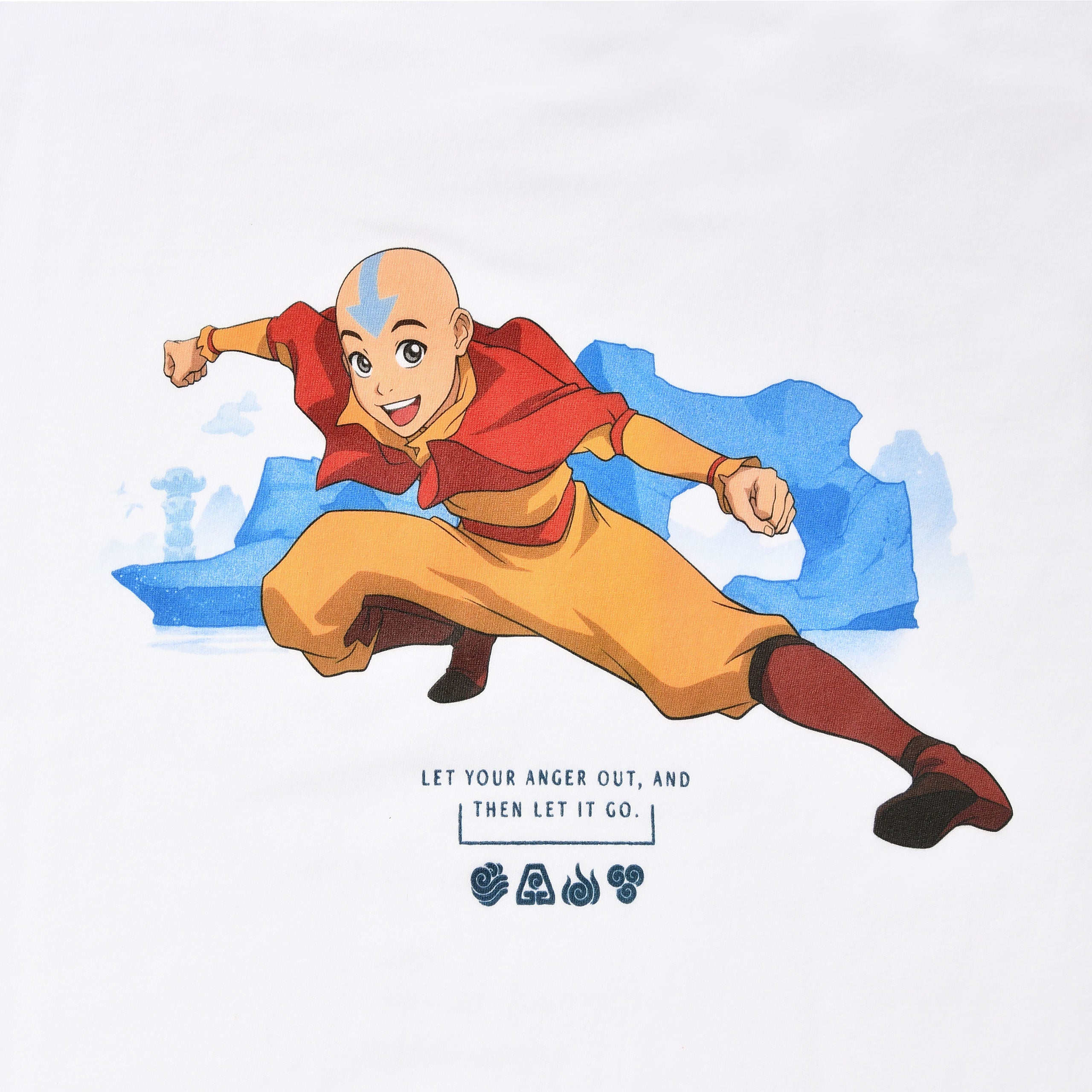 Imagen del producto Avatar El último maestro del aire - Camiseta blanca de Aang