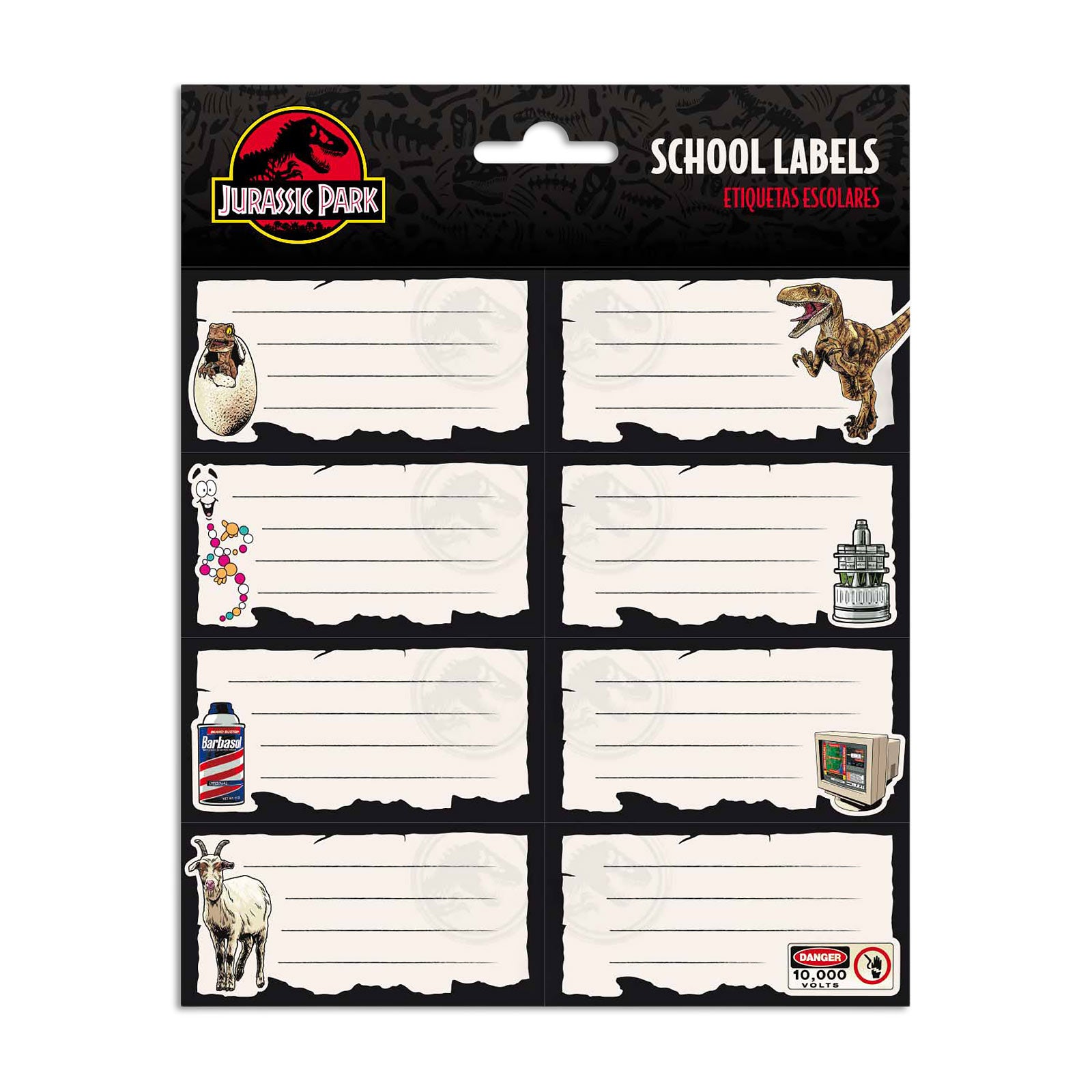Imagen del producto Jurassic Park - Pegatinas para la escuela