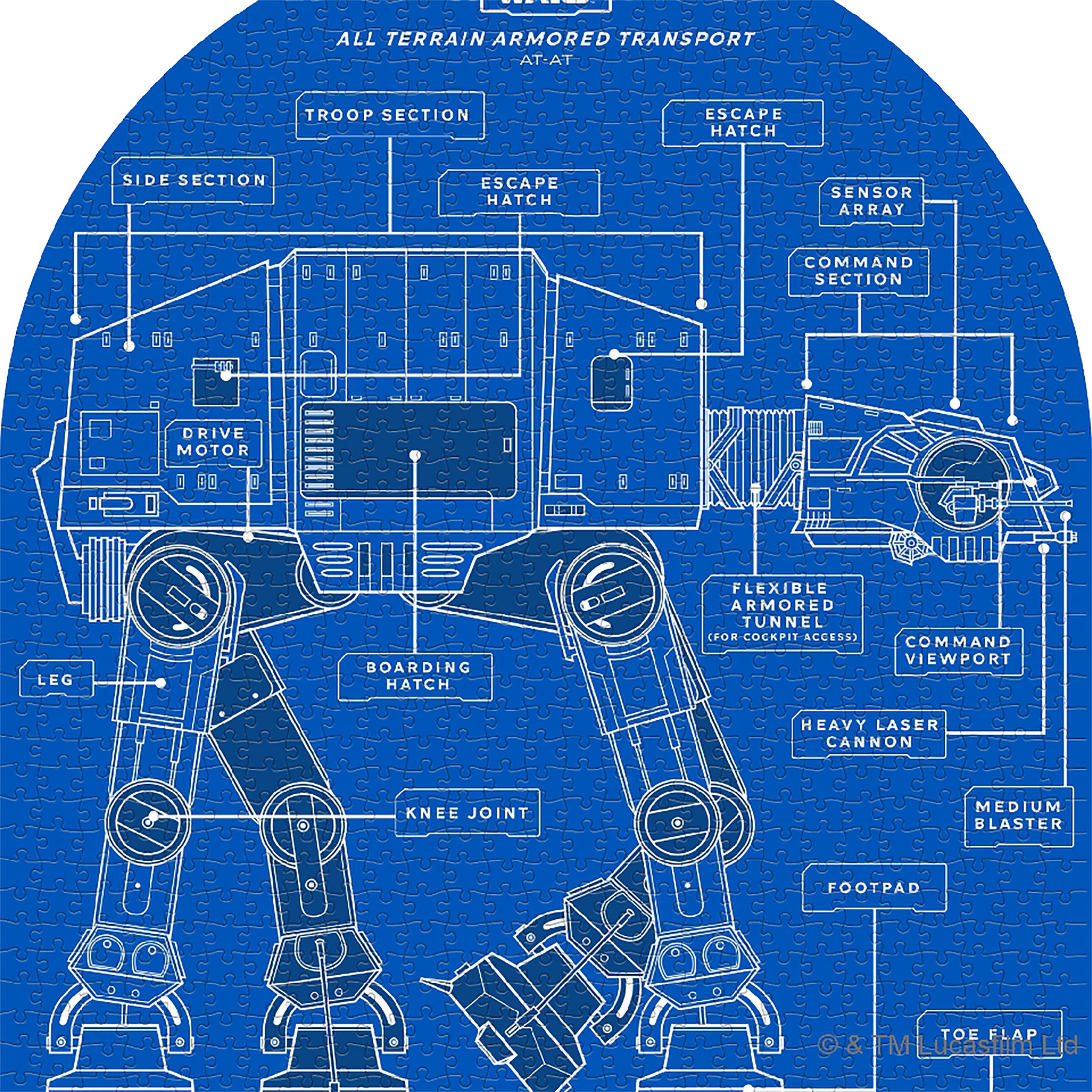 Imagen del producto Star Wars - Puzzle AT-AT